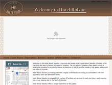 Tablet Screenshot of bulvarhotel.com